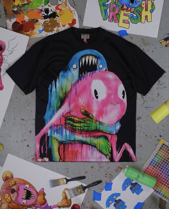 Тениска Teddy Fresh x Alex Pardee Behind you tee, размер S