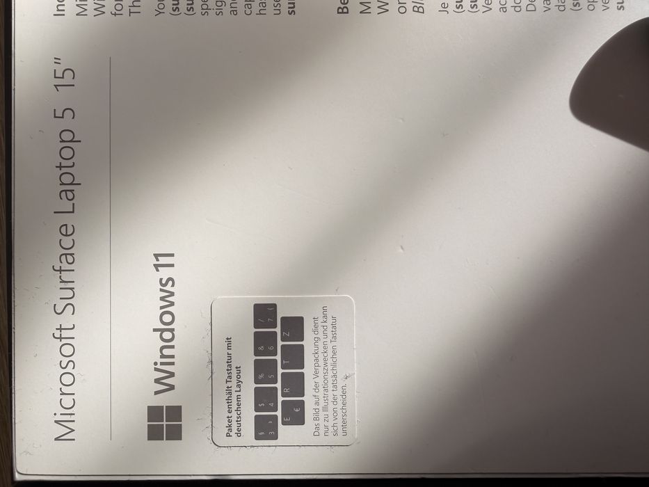 Laptop Business Mircrosoft Surface 5