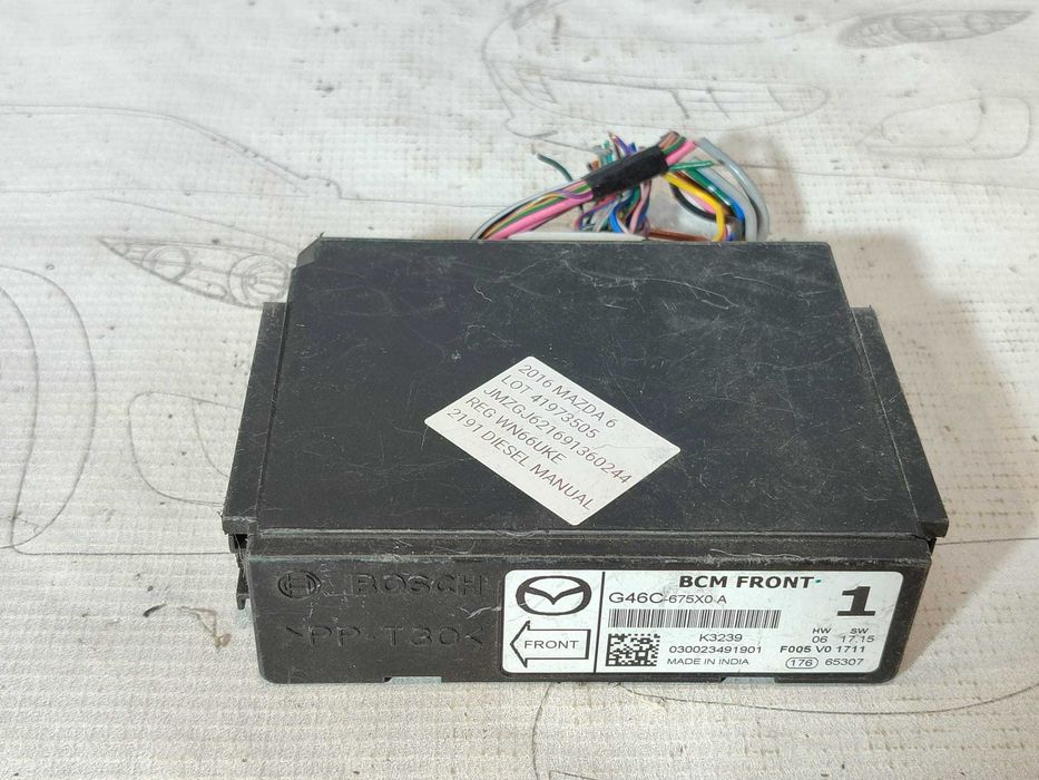 Modul confort / Unitate BCM fata Mazda 6 GJ COD: G46C-675X0A 2016 / [2013-2016] / (5G3)