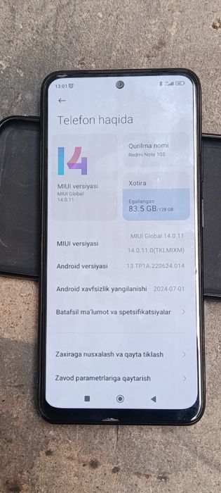 Redmi 10s zarur sotish