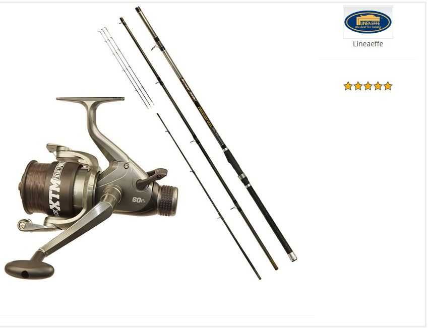 Set lanseta  Intruder Feeder 3.9m/30-80g + Mulineta  XTM Feeder 6000