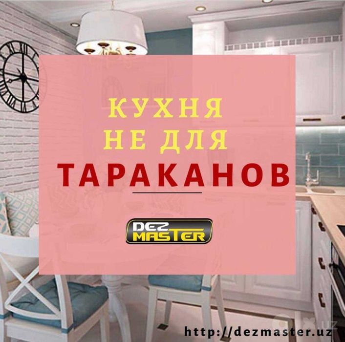 Кухня не для ТАРАКАНОВ ! Дезинсекция от тараканов ГАРАНТИЯ 1 год