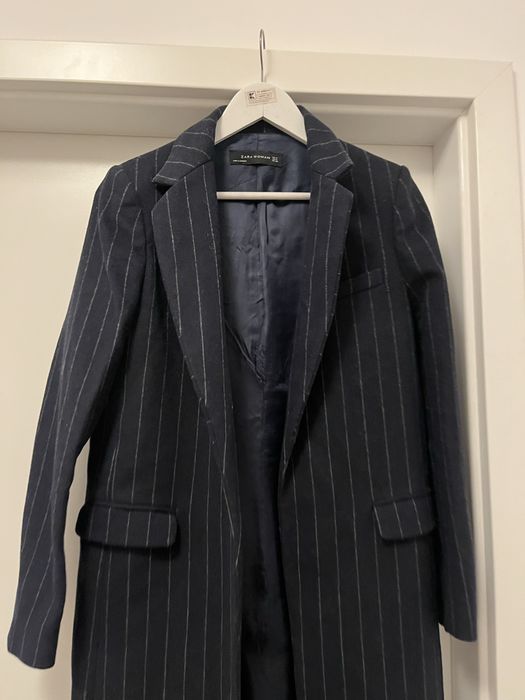 Palton zara lana 49% M