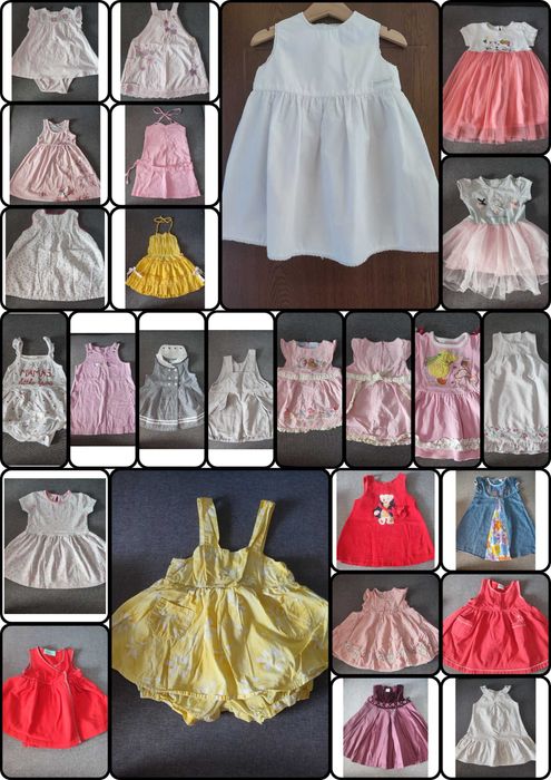 Летни бебешки и детски роклички цена от 2 лева