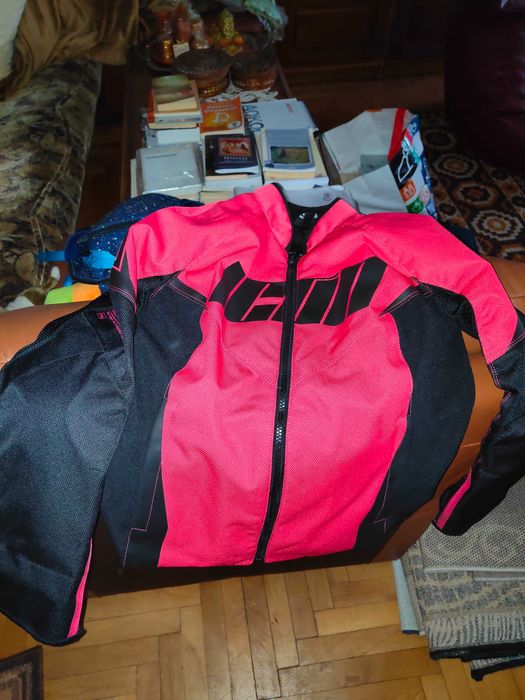 Geaca Textila Dama Icon Hooligan Pink