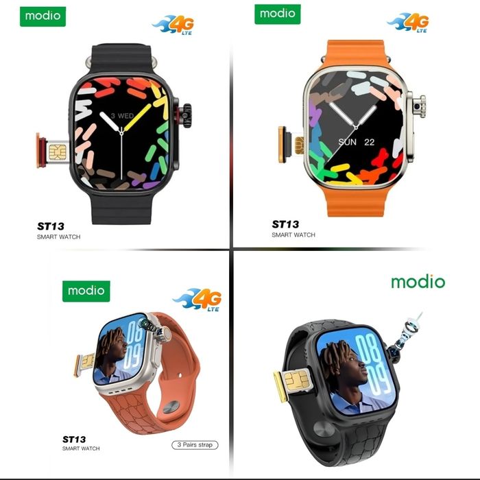 Modio ST13 – SIM-kartali Smart Soat (YouTube, Play Market, Google, Tik