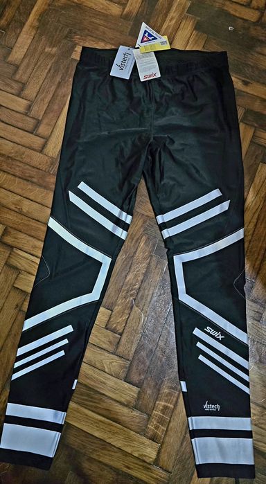 Pantaloni barbati Swix compresie Noi cu eticheta