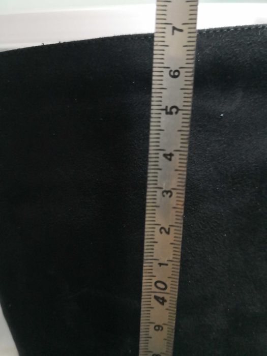 Дамски ботуши велурени, черни