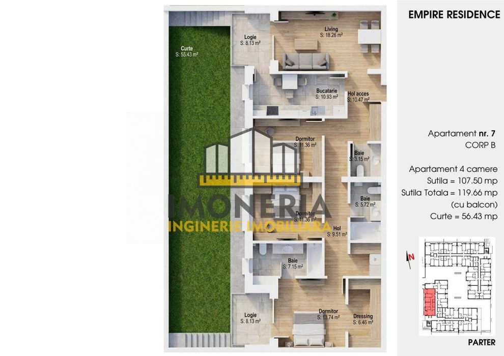 Empire Tornadei 2 – 0% Comision – 4 camere cu sistem fotovoltaic 6