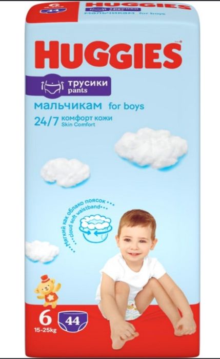 Трусики Huggies 6, 15-25кг