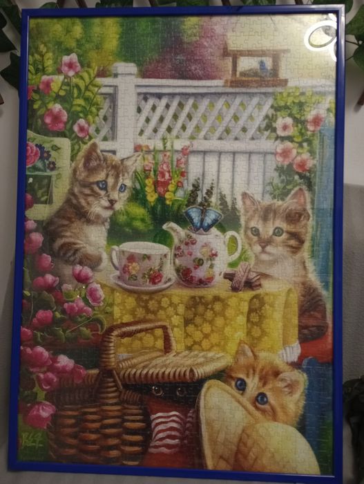 Tablou pauzele cu ramă  50/70