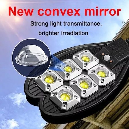 Соларна LED лампа със сензор за движение