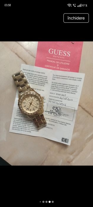 Ceas guess dama.