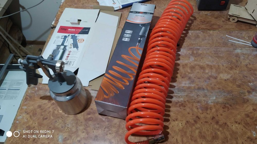 Компрессор Вихрь , Шланг , краскопульт