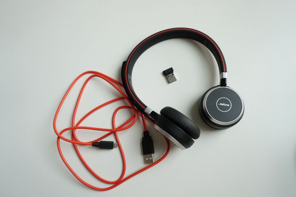 Безжични слушалки JABRA EVOLVE 65 SE, MS Link, 380A, Стерео, Черен