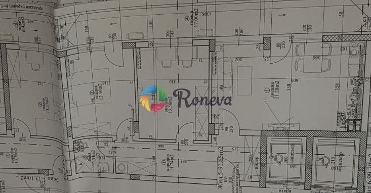 3-стаен в Варна-Конфуто площ 103 цена 130000