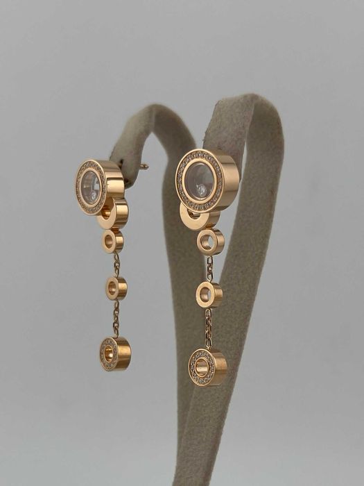 Серьги Chopard Happy Bubbles