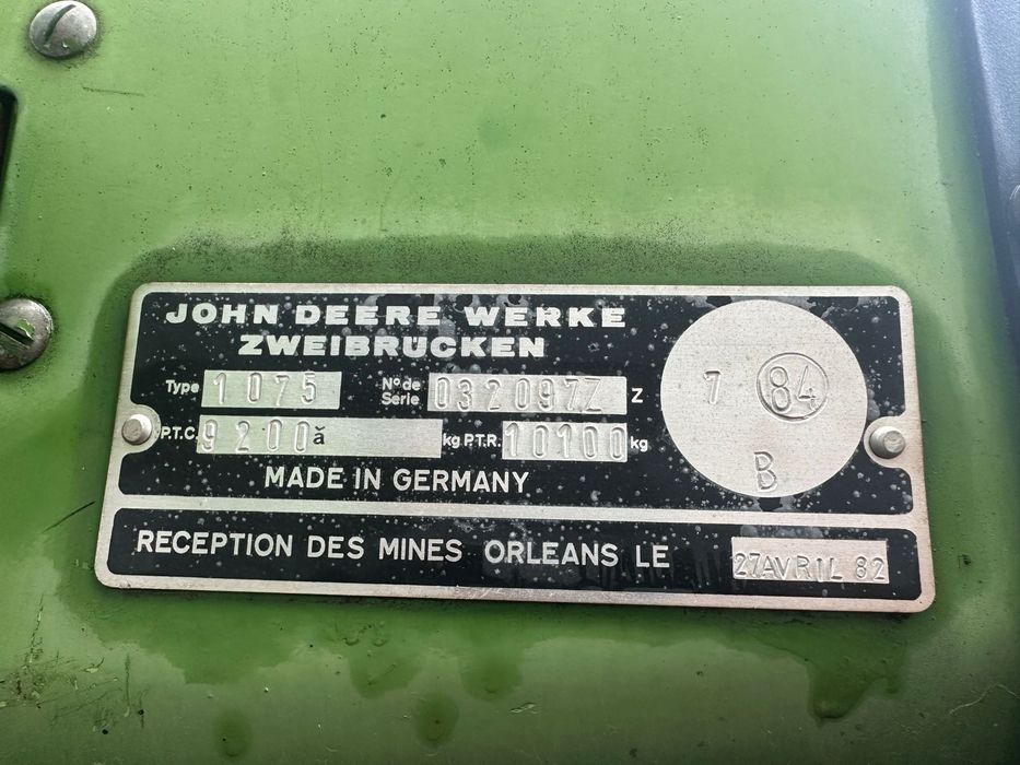 Vând combina John Deere 1075, Ac, tocător