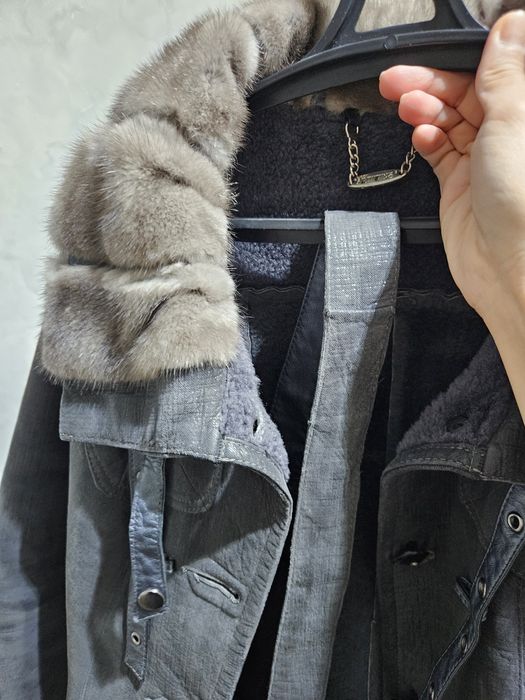 Дубленка с норкой
