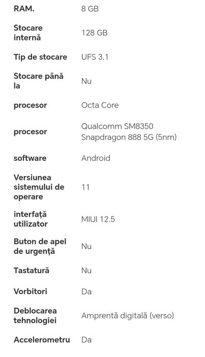 Ofertă Xiaomi 11T 5G: Smartphone cu 8 + 128 GB, ecran AMOLED