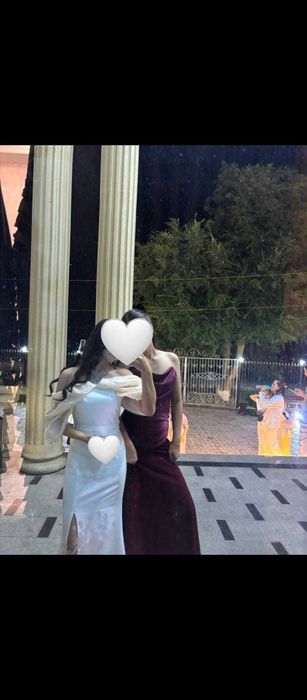 Платье нежно белое