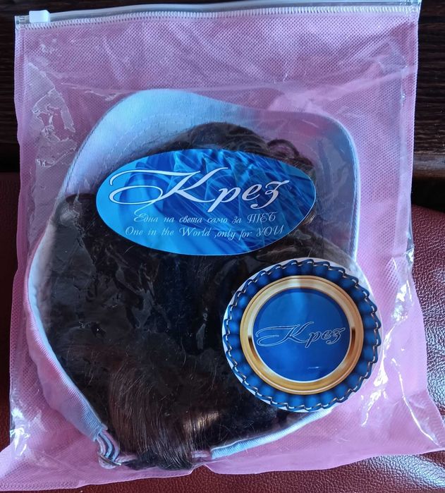 перука за момиче - 100% естествен косъм