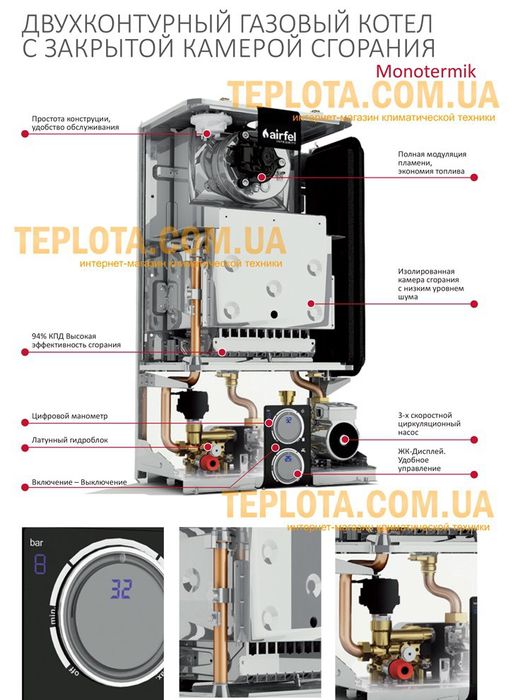 Ремонт двухконтурный газовых котлов