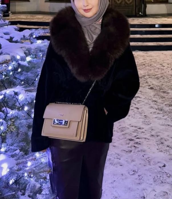 Шубка из натурального песца