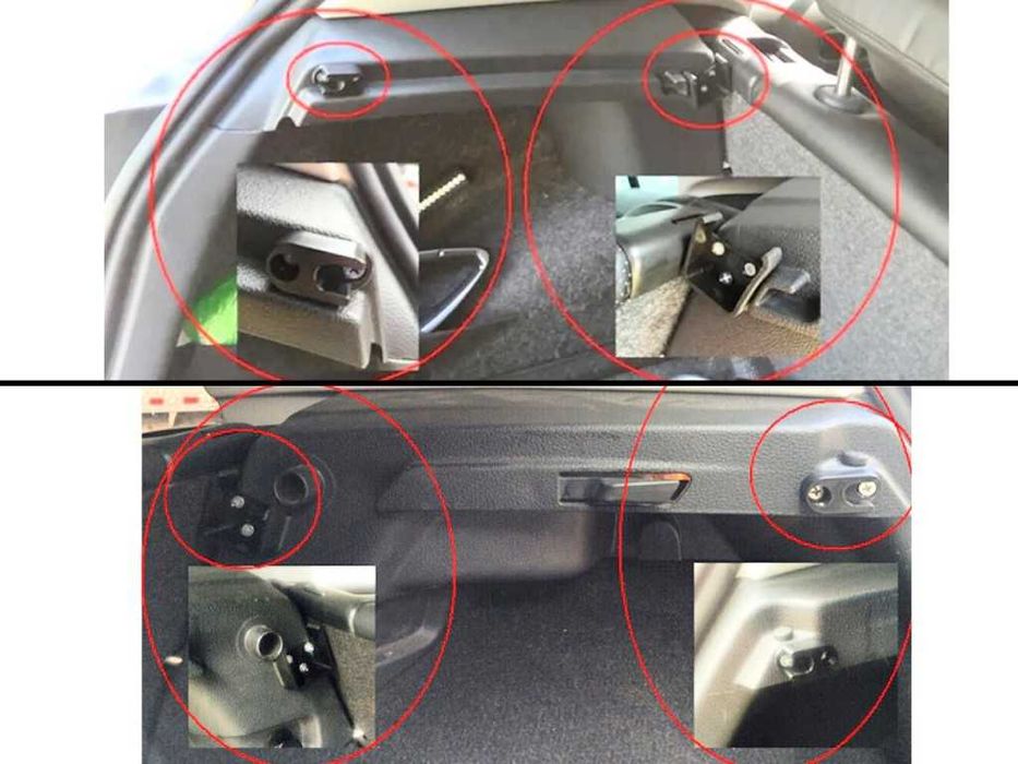 Щора за багажник VW,Polo 9N,Tiguan 5N,Tiguan MK2 2016+