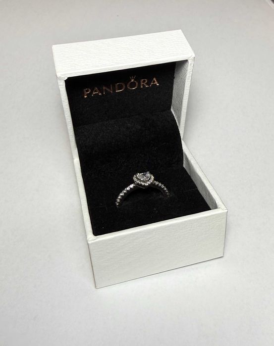 Inel Pandora original – Argint 925 | Model inimă elegant