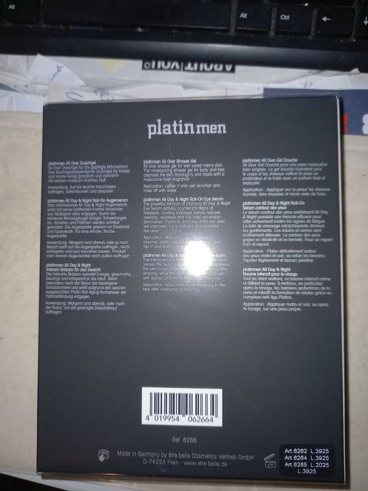 Продавам мъжки Комплект грижа за лице platinmen