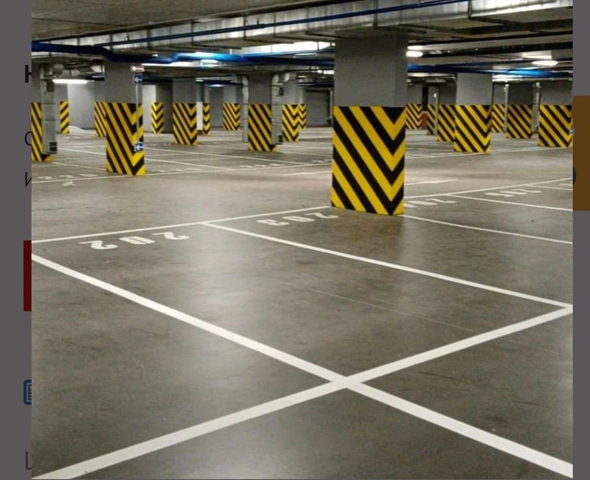 Разметки парковка, паркинг, стоянок, складов и дорог