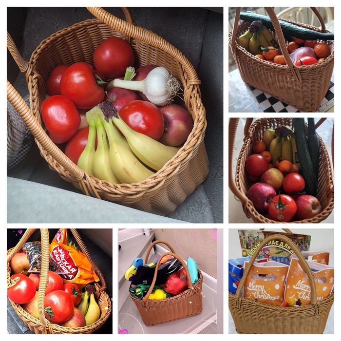 Корзинка плетенная