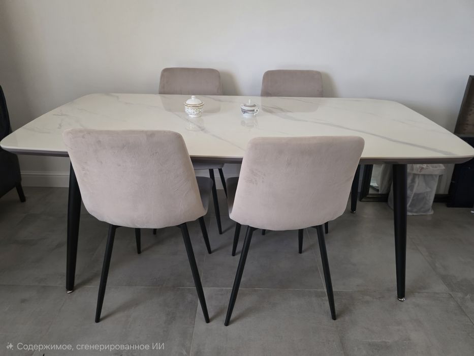 Продам стол и 4 стульев