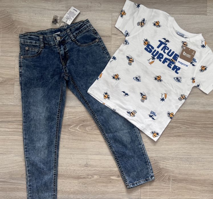 Mayoral тениска, Primigi дънки