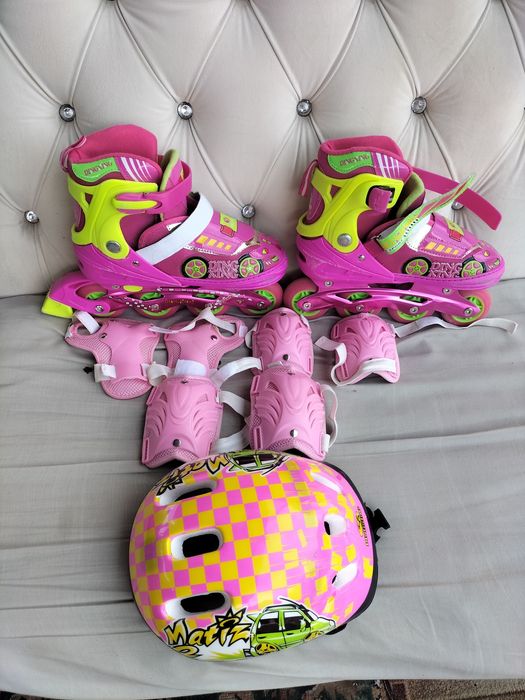 Роликовые коньки в комплекте