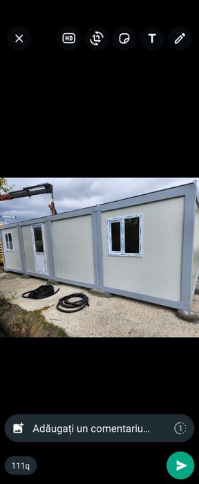 Vand container cu vitrina