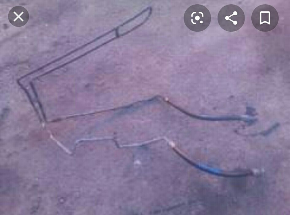 Опель Opel шланг гидроусилителя, шланг обратной подачи.