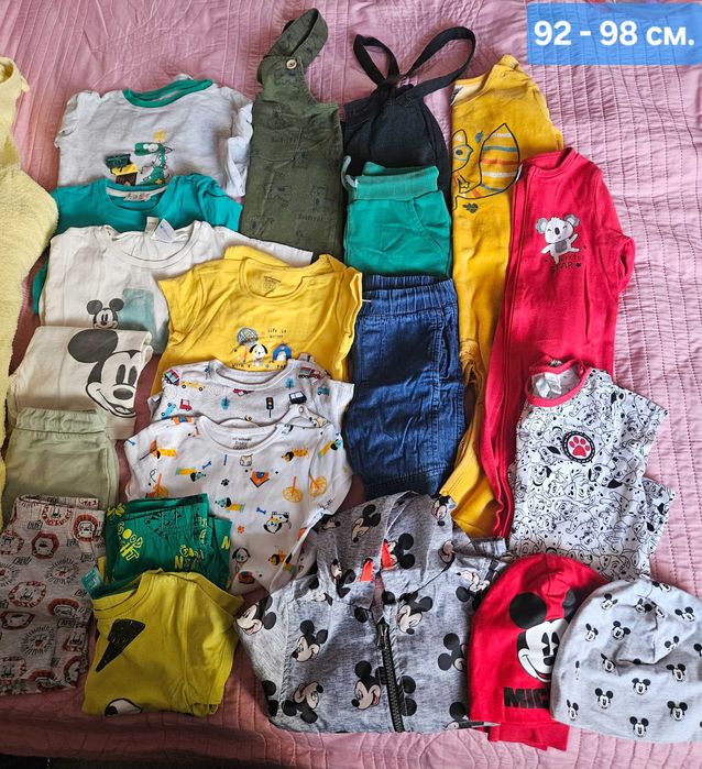 Продавам 4 лота дрешки за момче, размер 92, 92-98