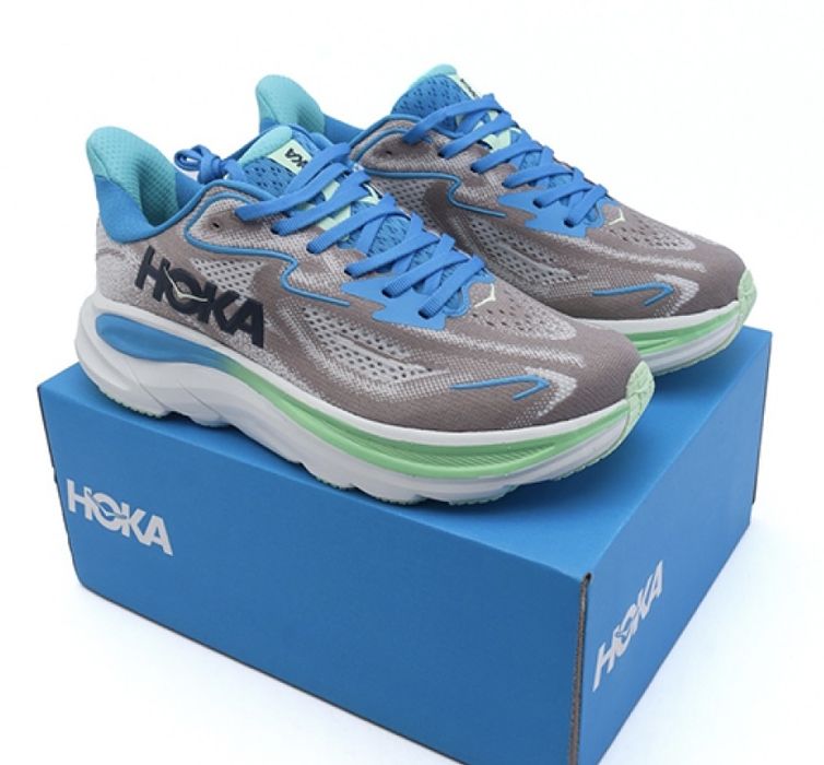 HOKA Clifton 10 Silver 43-44, originali noi, alergare fitness casual