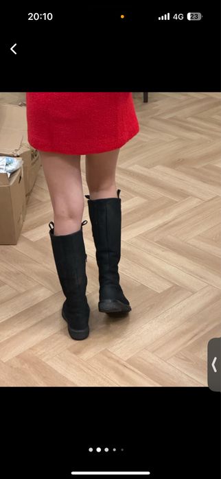 Сапоги зимние 37 рр. Ecco