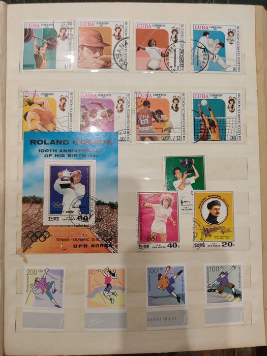 Почтовые марки. Альбом "Спорт-2"