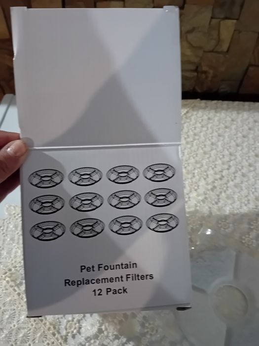 Filtru fântână apa pisici