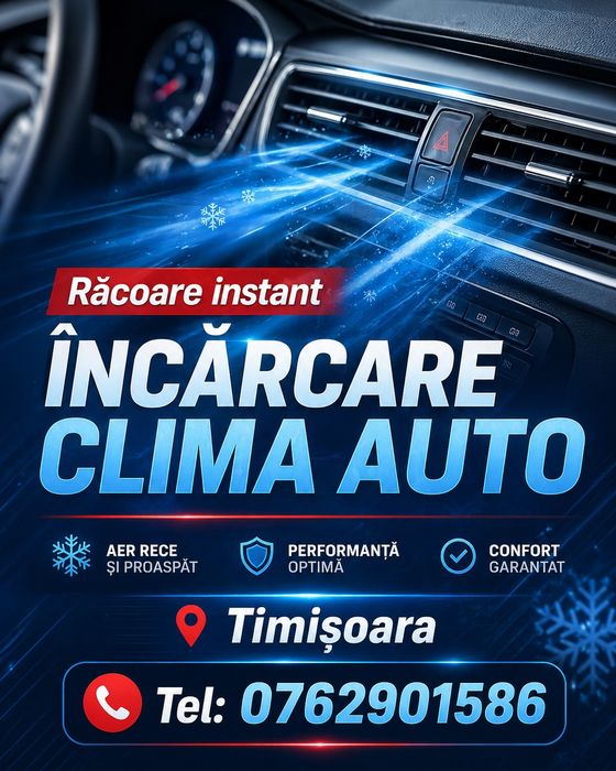 Clima auto R134Y - freon auto - incarcare freon - pret foarte bun!!