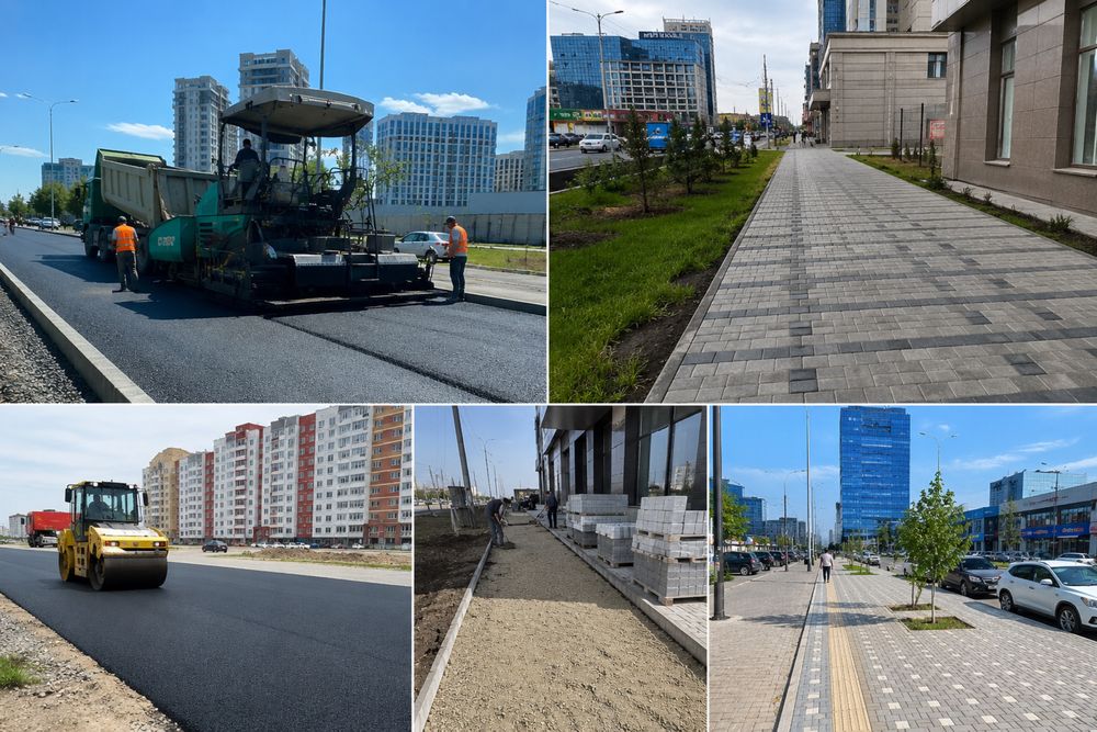 Укладка Асфальта • Брусчатка • Тротуара в Астане