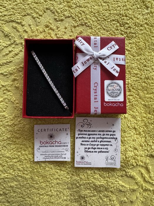 Гривна с кристали SWAROVSKI