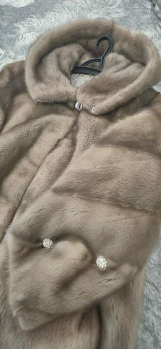 Норковая шуба до колен