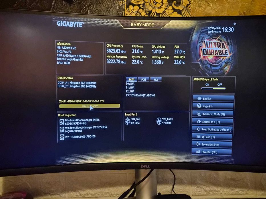 Kit Gaming AM4 Ryzen + 16GB DDR4 3200MHz HyperX | Upgrade PC