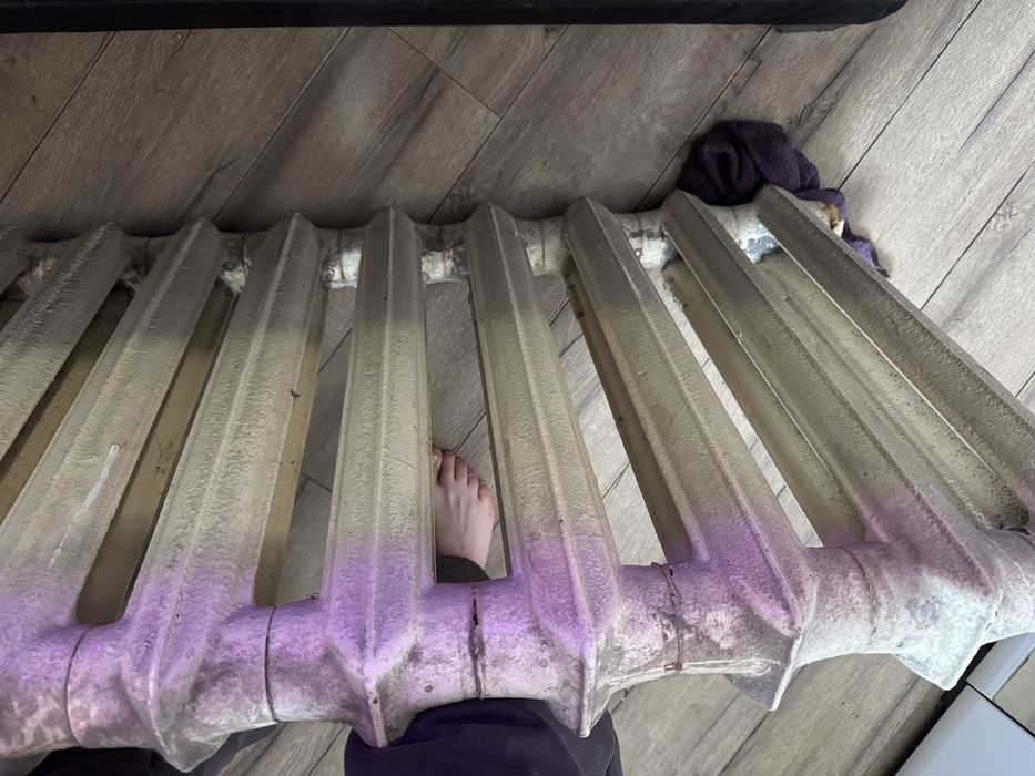 Чугунная батарея 12 секций