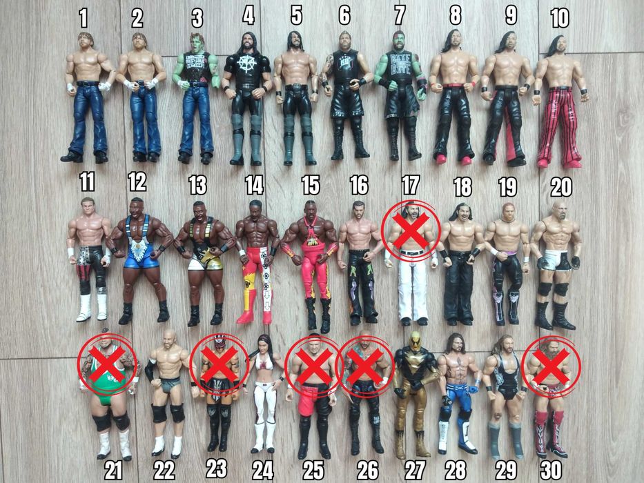 WWE Екшън Колекционерски Фигурки Кеч Pro-Wrestling Аксесоари Cena HHH